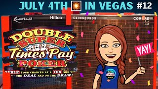 I’ll Take That $1000 Win 🏆 July 4th In Vegas 12 E512 #videopoker,#casino,#gambling