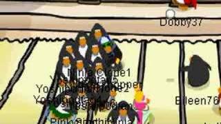 clubpenguin "ninja" crowd. lol