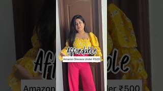 Amazon dresses haul under ₹500 #shorts #viralshorts #dress #amazonfinds