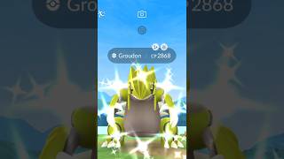 Shiny Groudon Pokemon GO