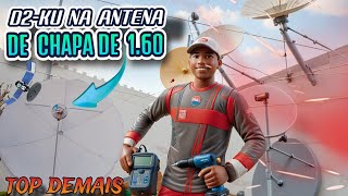 URGENTE O SINAL DO TP 11720 V 29900 NA ANTENA DE CHAPA DE 1.60 TOP DEMAIS ESSAS ANTENAS VEJAM