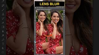 How to Easy Lens Blur With Photoshop Tutorial #Photoshop #tutorial #tips #photoshoptutorial  #blur