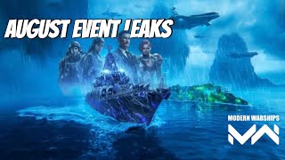 Modern Warships: August event leaks