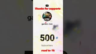 Happy 500 subs thanks for your supports🔥 road to 1k #shorts #viral #trending #subscribers