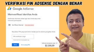 Cara TERBARU Verifikasi PIN Google Adsense Dengan Benar