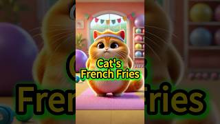 The love and companionship of a cat mother  #cat  #frenchfries #potato