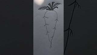 How to Draw a Carrot (and Make It Look 3D!)