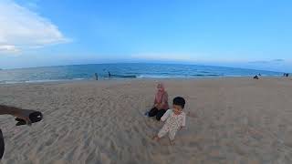 Bonding Time with My Family @ Pantai Sura, Dungun, Terengganu.. #blippi #360video #aidilfitri2023