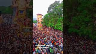 WORLDS BIGGEST GANESH KHAIRTABAD HYDERABAD #khairatabadganeshnimajjanam #ganeshfestival