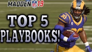 Top 5 Best Underrated Passing Playbooks In Madden 19!