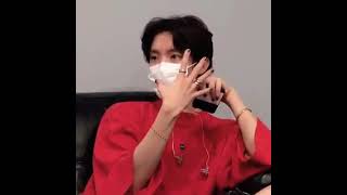 Jhope look so handsome and his painted nails OMG 🔥💜#bts #jhope #arson