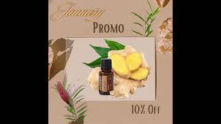 10% Off Ginger Essential Oil through Janyary