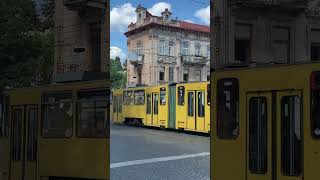 Tram in Lviv Tatra KT4 Line 4 #lviv #tram #tramwaj #lwow #tatra #straßenbahn