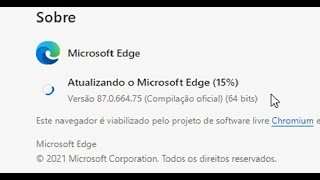 como atualizar o navegador da microsoft edge