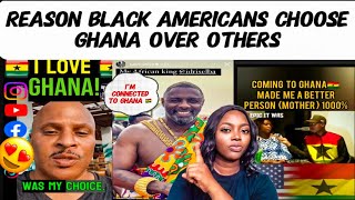 I FEEL CONNECTED TO GHANA ACCORDING TO THIS AFRICAN AMERICANS BLACK AMERICAN MOVING TO GHANA 🇬🇭