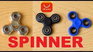 Спиннер из Китая с Алиэкспресс . Fidget Spinner .  Фиджет  Спиннер