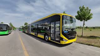 ZhongTong battery-electric articulated bus