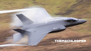 USAF F-35A'S TEAR UP THE MACH LOOP! (5/1/24)