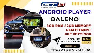 GT10Android Installed In Baleno #android #gt10 #tranding