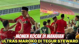 Detik detik Ultras Maroko di Tegur Steward di Laga Mali vs Marocco Piala Dunia U17 Indonesia 2023