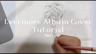 Taylor Swift Evermore Album Cover Tutorial Part 1 | Pencil Sketching Hair Drawing | L'oeil