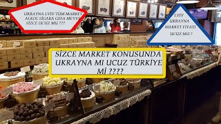 UKRAYNA LVİV MARKET FİYATLARI SİZCE UCUZ MU ? 4. DENEMEDEN SONRA SONUNDA GİDEBİLDİM :)