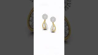 Caratlane Latest Diamond Earrings #WEDDING #BRIDAL #KARWACHAUTH #SHORTS #STATUS #TRENDING #VIRAL #4k