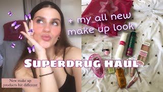 Superdrug Hair and Make up HAUL💕| Testing all my new products so you don't have to.