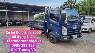 Xe tải Đô Thành IZ500 thùng lửng trả trước 90tr nhận xe ngay 0985 283 123