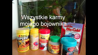 Wszystkie karmy mojej rybki