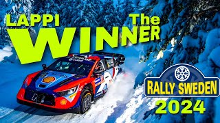 LAPPI The WINNER WRC RALLY SWEDEN 2024 | WRC RALLY SWEDEN 2024