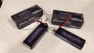 GENS ACE 2S 7.4 VOLT 5000 MAH 50C LIPO BATTERIES (2 WITH DEANS CONNECTORS) REVIEW