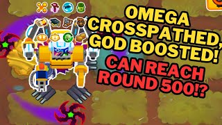 GOD BOOSTING OMEGA CROSSPATHED Towers is INSANE! Bloons TD 6