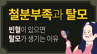 철분 부족에 의한 탈모 / 빈혈이 있으면 탈모가 생기는 이유는?