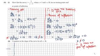 LCHL Revision Question 18  - Calculus