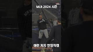 애런 저지 배팅연습 현장직캠 Aaron Judge Batting Practice