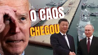 "Exercícios Militares da Rússia e China: A RESPOSTA PODEROSA às AMEAÇAS do Ocidente"