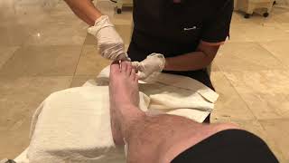 Pedicure at Le Blanc Spa Resort in Cancun, Mexico on Sunday, 03-18-2018