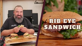 RIB EYE SANDWICH - Das Rezept aus den USA