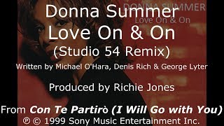 Donna Summer - Love On and On (Studio 54 Remix) LYRICS - SHM "Love On & On" 1999