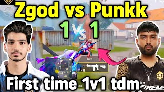 Zgod vs Punkk pure 1v1 Tdm challenge 🥵 Who won this match? 😱