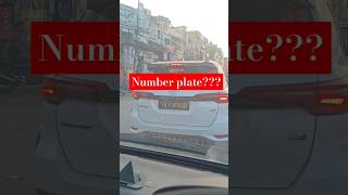 Fake number plate???