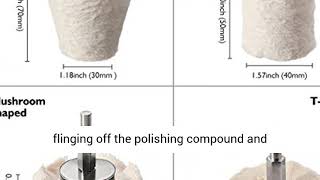 MATCC Polishing Wheel For Drill Polishing Pad Buffing Wheel Kit Wheel Polisher Buffing for Drill 4Pc