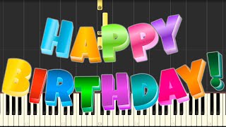 Happy birthday to you (piano tutorial)