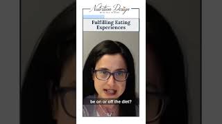 Either or Mentality | Fulfilling Eating Experiences   #shorts