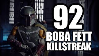 92 Boba Fett Star Wars Battlefront 2 Killstreak/Gameplay