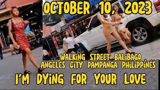 October 10, 2023 WALKING STREET BALIBAGO ANGELES CITY PAMPANGA PHILIPPINES #touristspot