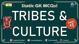 Important Tribes and their Culture | Static GK MCQs | Part-1 | XAT, IIFT, TISSNET, CMAT, SSC CGL