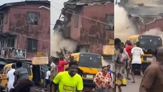 Two-storey building collapses in Orile Iganmu Lagos