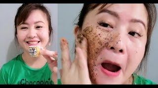 DIY HOMEMADE ACNE FACIAL SCRUB/ EPEKTIBONG LUNAS SA Tagihawat using teabags